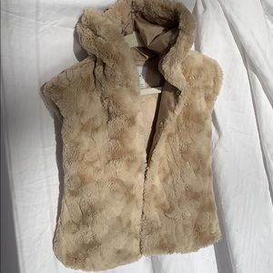 Mayoral Hooded Fluffy Vest NWOT
